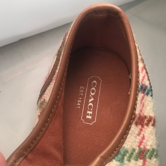 Coach Tattersall Wool Sneakers - Picture 3 of 8